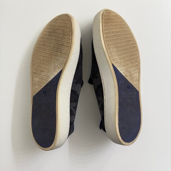 Rothy’s Original Slip On Sneakers Casual Washable Comfort Gray Camo Sz 7.5 - Picture 2 of 8